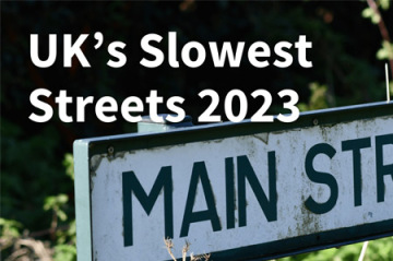 The Slowest Streets in the UK 2023 